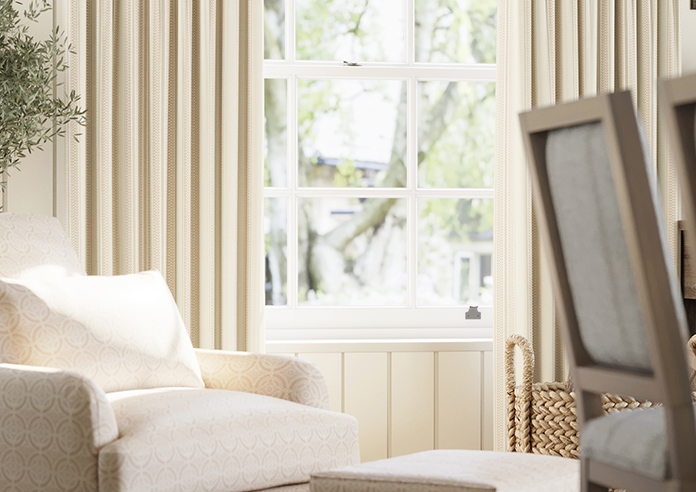 Trellis Prints, Noble Stripe Manson - Made to Measure Curtains - Image 5